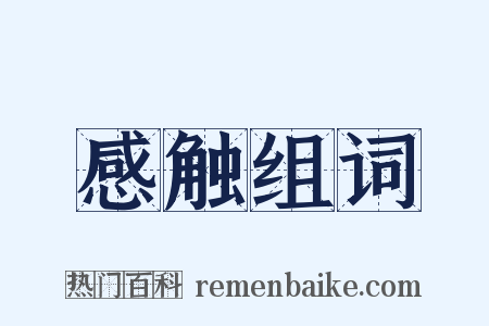 感触组词是什么意思的图片